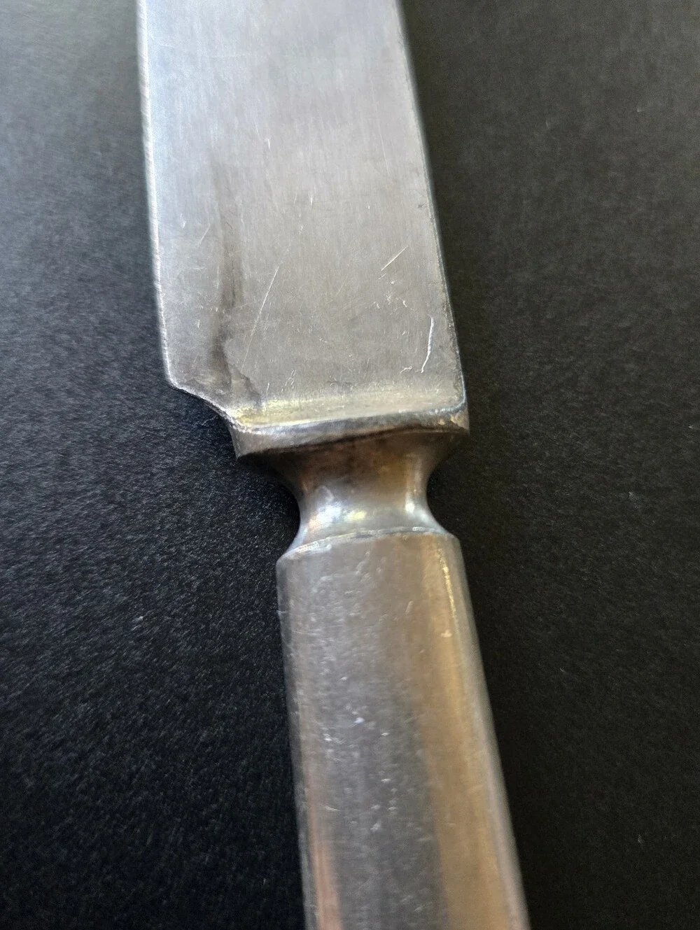 Vintage 1835 R. Wallace Silverplate Butter Spreaders – Set of 2 – Flat Handle